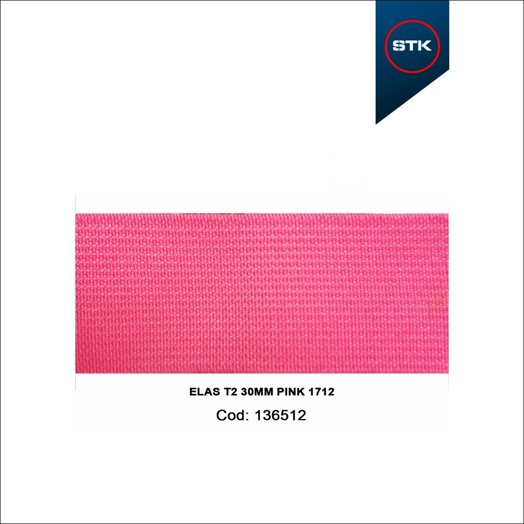 ELÁSTICO STK 187 T2 30MM PINK 1712