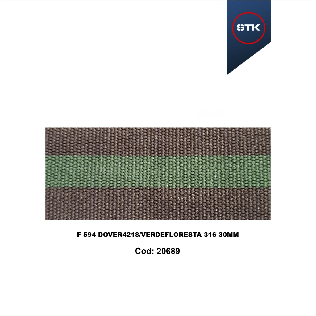 FITA 594  30MM DOVER4218 / VERDE FLORESTA 316 