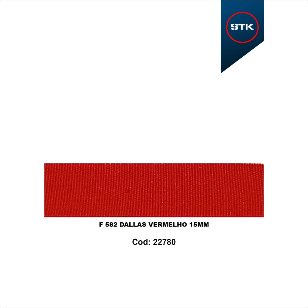 FITA 582 15MM DALLAS VERMELHO