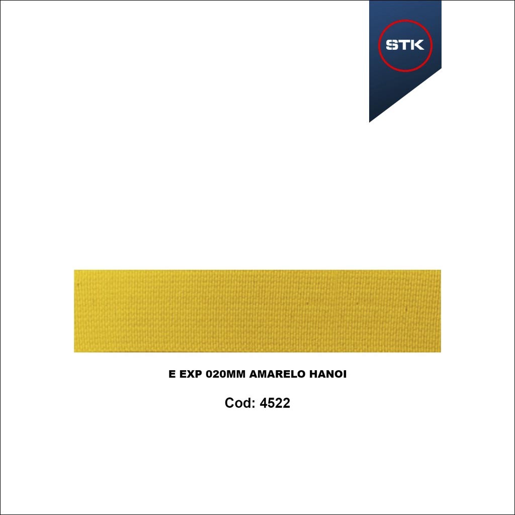 ELÁSTICO STK 156 EXPORTAÇÃO 20MM AMARELO HANOY