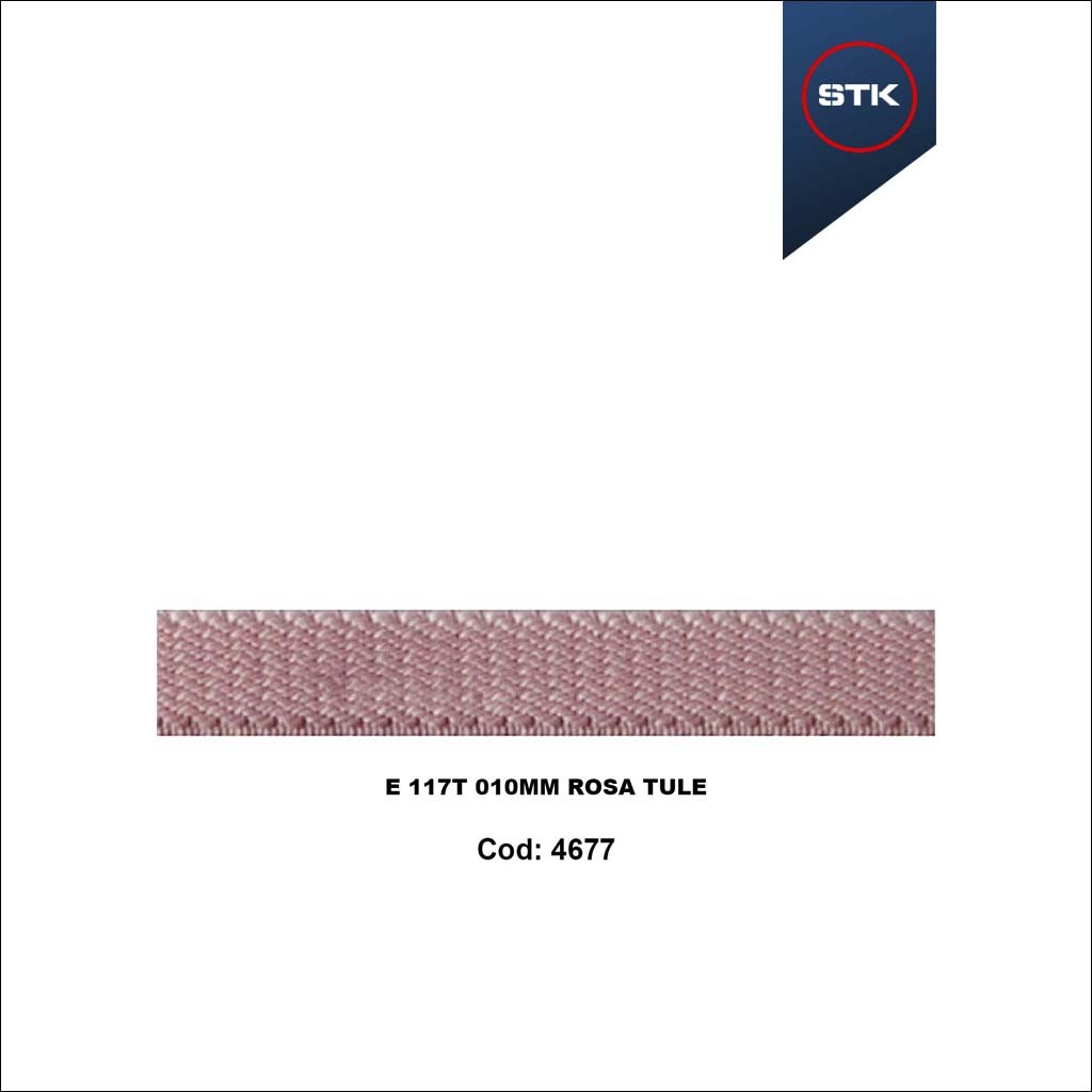 ELASTICO 117T 10MM ROSA TULE